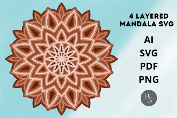 3D SVG Shapes: Layered Mandala Review