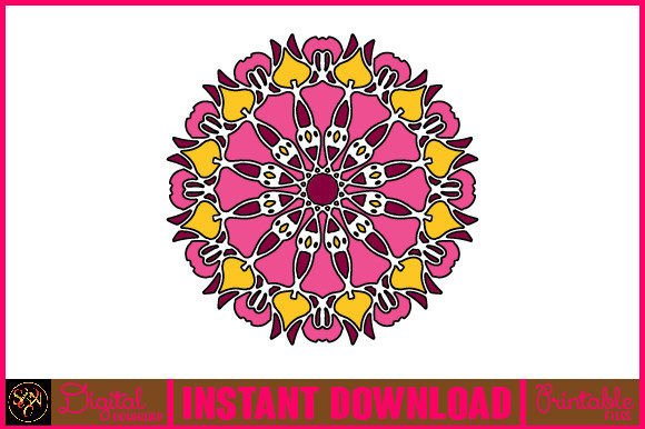 Crafts & Graphics: Mandala 3D Layered SVG Cut File-168