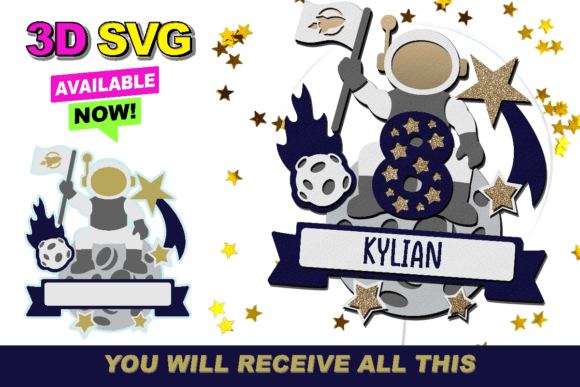 Laser Cutting Cake Toppers: Astronaut SVG Review
