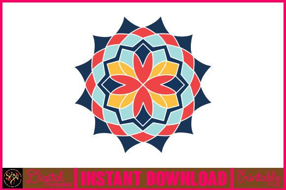 Mandala 3D Layered SVG: Crafts & Graphics