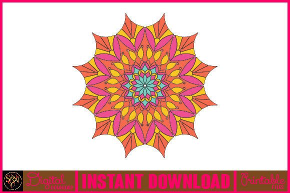Mandala 3D Layered SVG: Crafts & Graphics