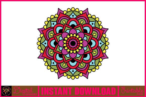 Mandala 3D Layered SVG: Crafts & Graphics