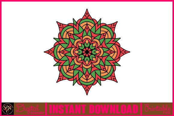 Mandala 3D Layered SVG Cut File-126 for Graphics