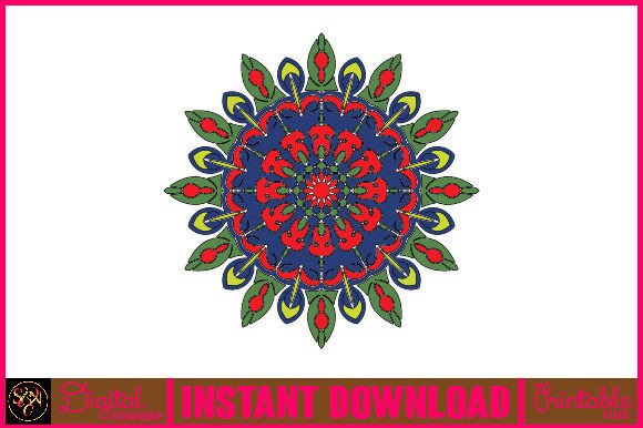 Mandala 3D Layered SVG Cut File-149 for Graphics & Crafts