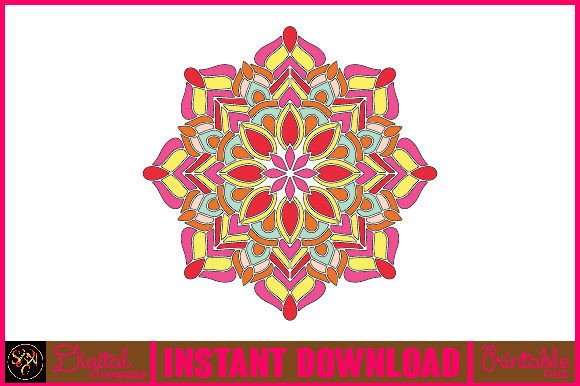 Mandala 3D Layered SVG Cut File-198 Review