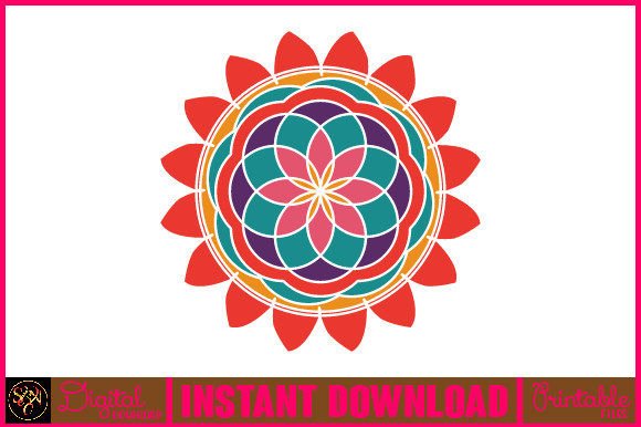 Mandala 3D Layered SVG Cut File-24 for Crafts