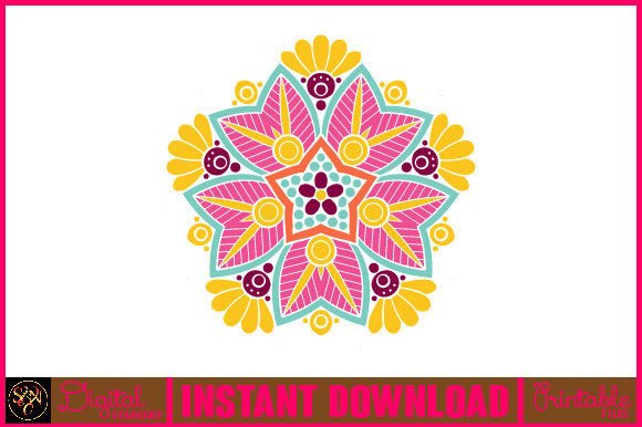 Mandala 3D Layered SVG Cut File-72 for Crafts & Graphics