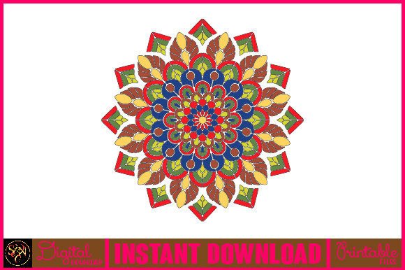 Mandala 3D Layered SVG for Crafts & Graphics