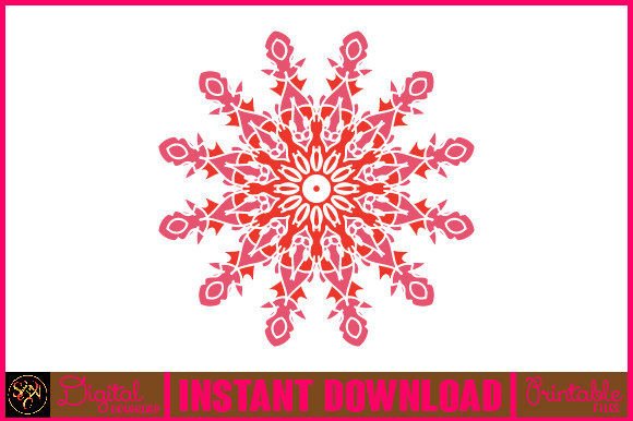Mandala 3D Layered SVG: Graphics & Crafts