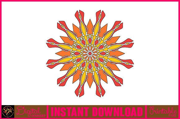 Mandala 3D SVG: Graphics for Crafts
