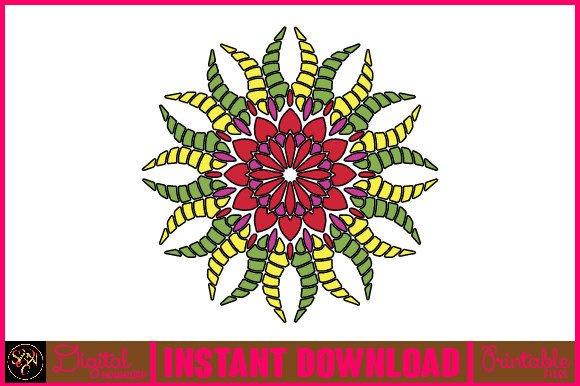 Mandala 3D SVG: Graphics for Crafts