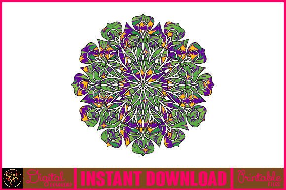 Mandala 3D SVG: Graphics for Crafts
