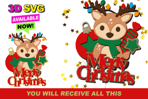 Review: Christmas Baby Deer Topper 3D SVG for Embroidery