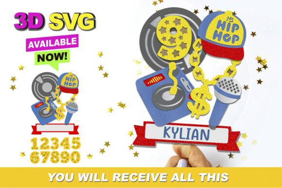 Review: Hip Hop Cake Topper 3D SVG for Crafters