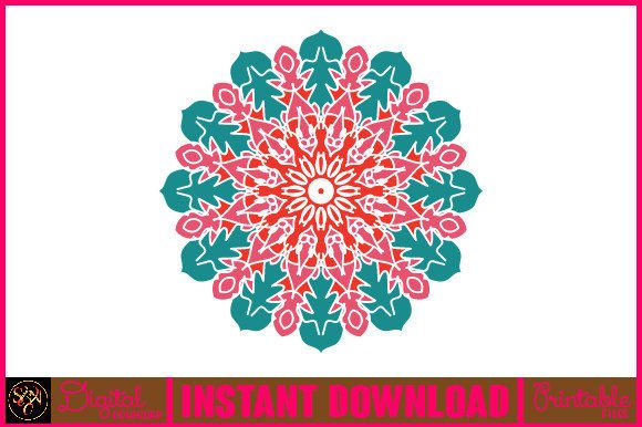 Reviewing Mandala 3D Layered SVG Cut File-174