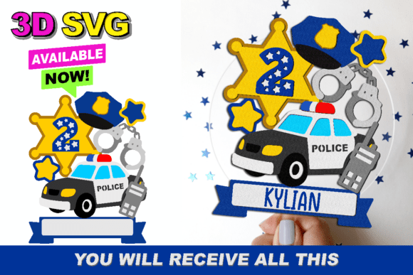 Reviewing the Police Cake Topper 3D SVG for Stitch